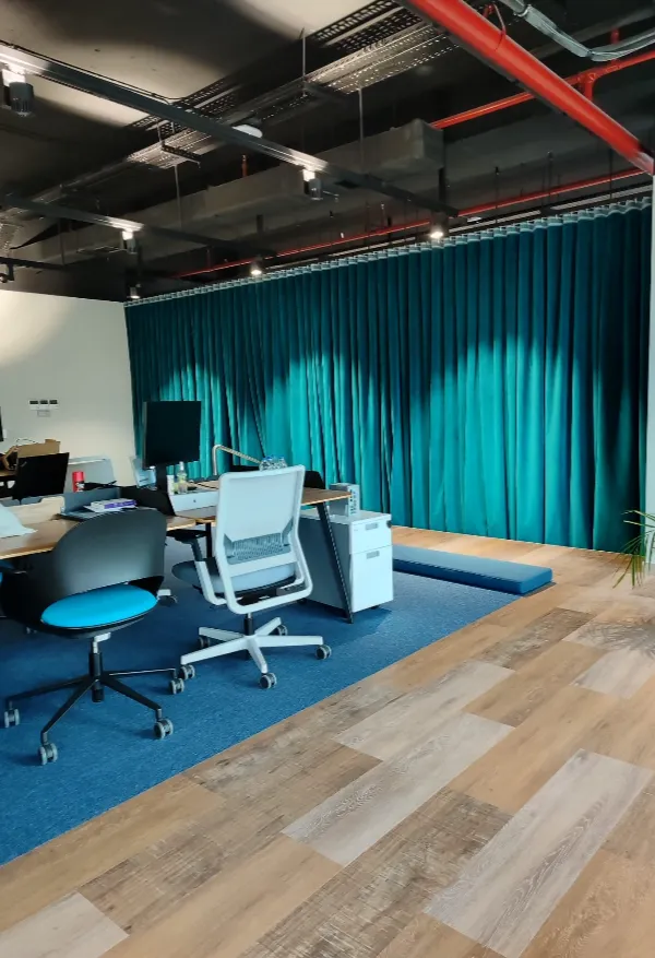 Office soundproof curtains in Dubai
