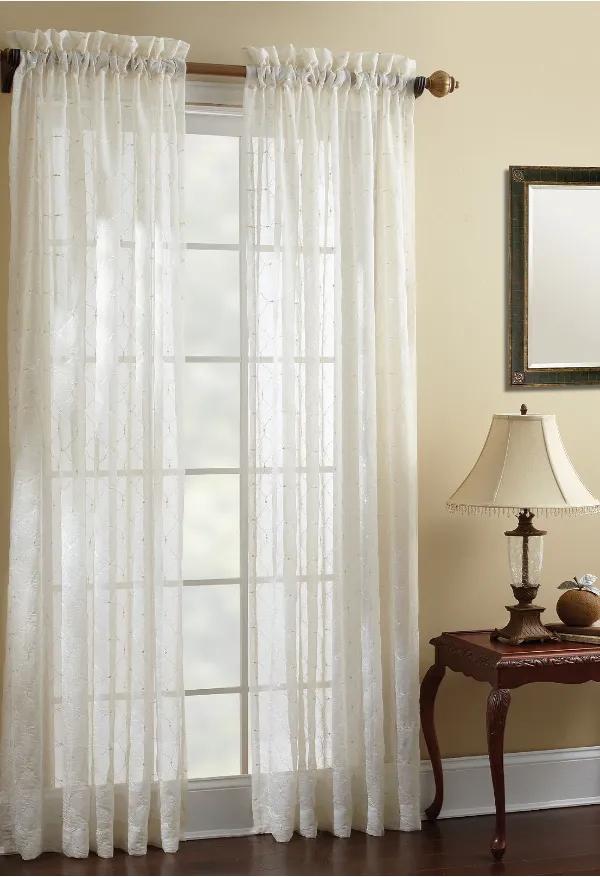 Bedroom sheer curtains Dubai
