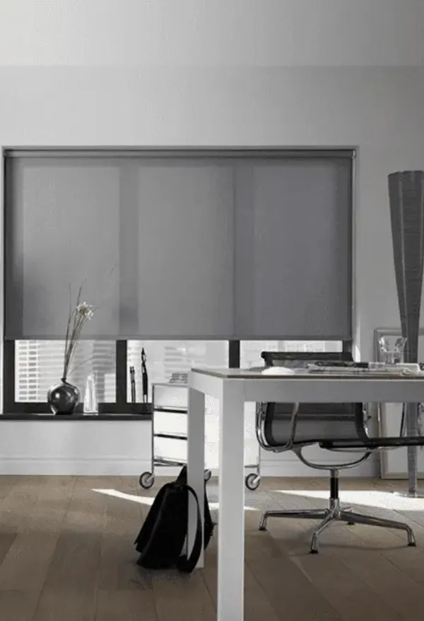 Blackout blinds Dubai blocking strong sunlight