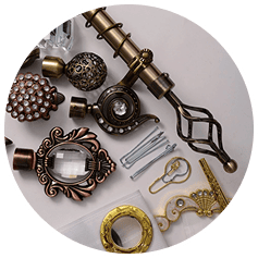 Decorative curtain accessories Dubai