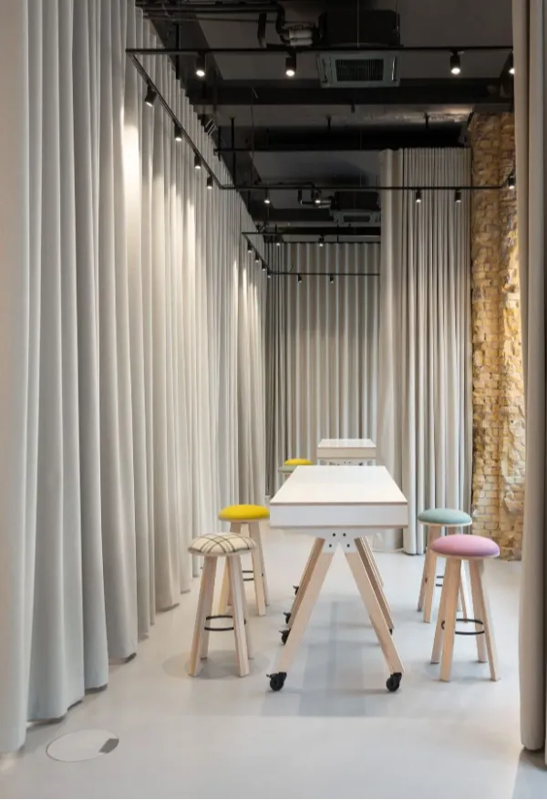 Modern soundproof curtains in Dubai