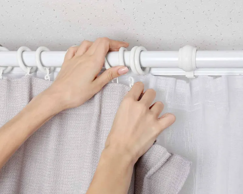 Motorized curtain installation Dubai