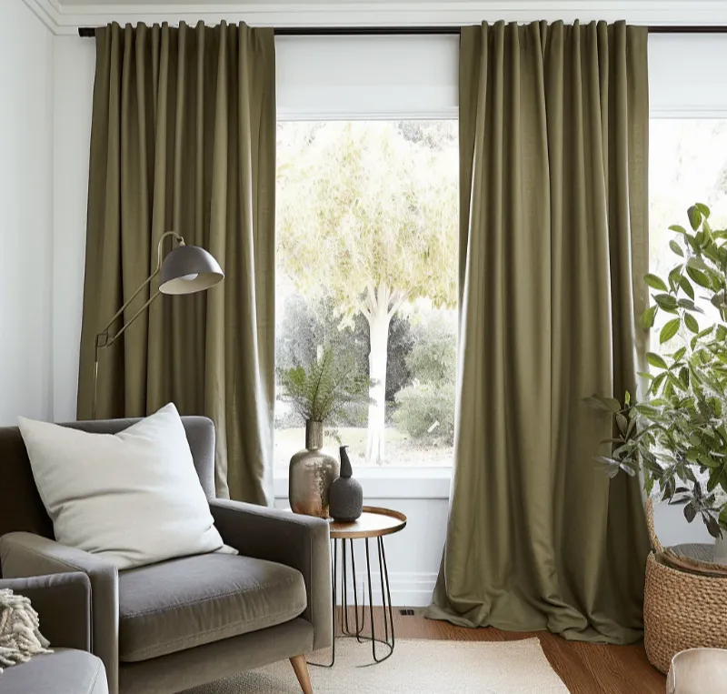 Motorized soundproof curtains in Dubai