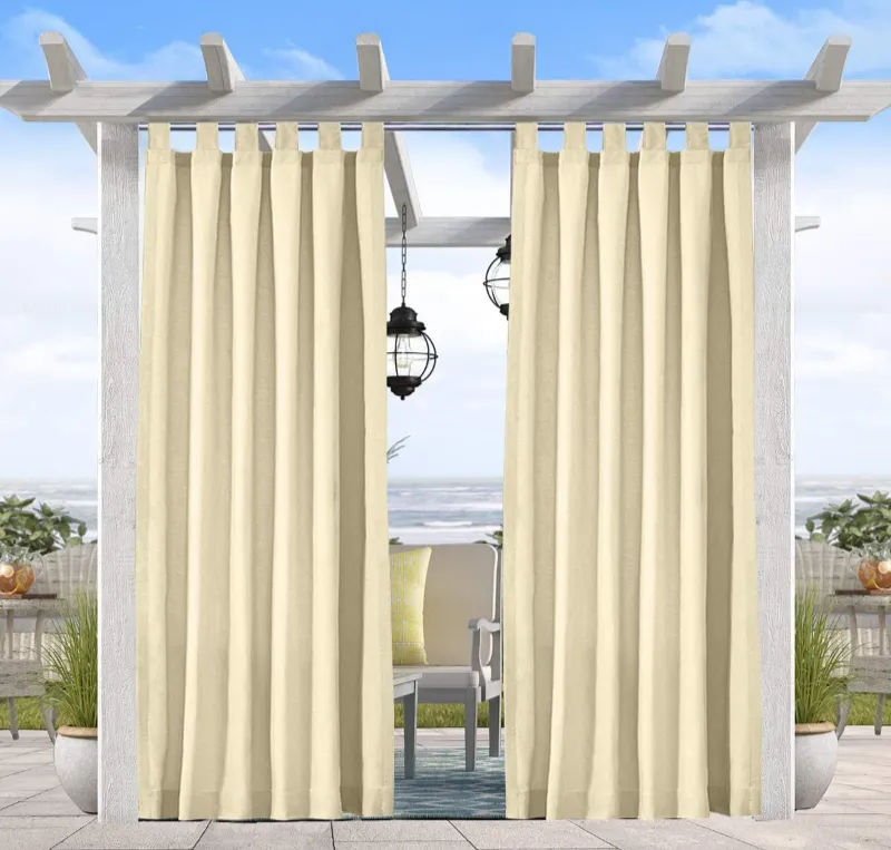 Outdoor curtain installation Dubai