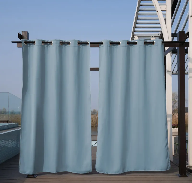 Outdoor sunblock curtains Dubai