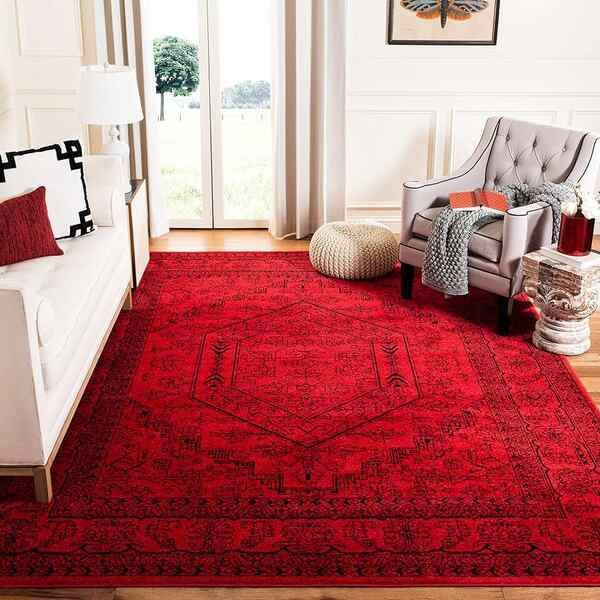 red carpet is lying in living rooms in Dubai