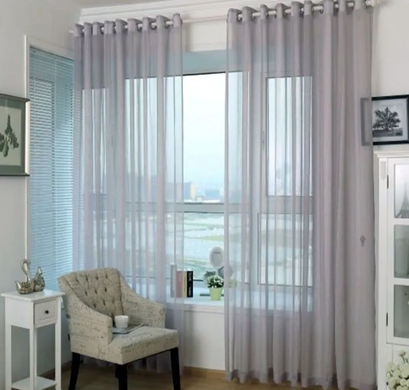 Sheer linen curtains Dubai