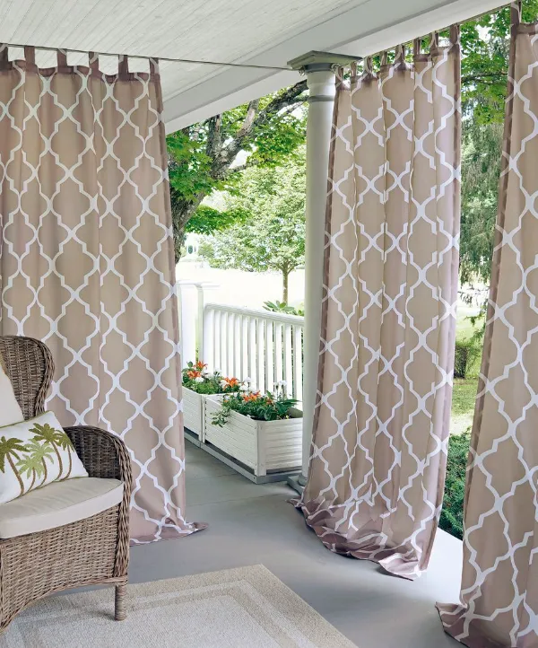 Weather-resistant outdoor curtains Dubai