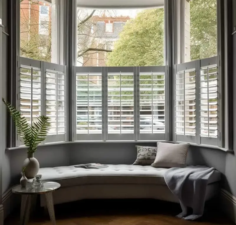 Window shutters Dubai with modern shape