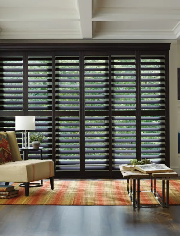 living room Window shutters Dubai with modern look