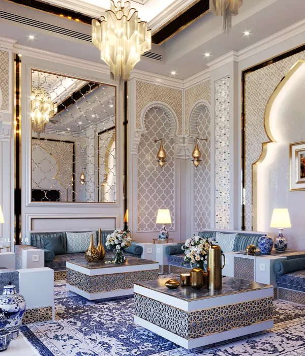 Arabic majlis Dubai for luxury villa