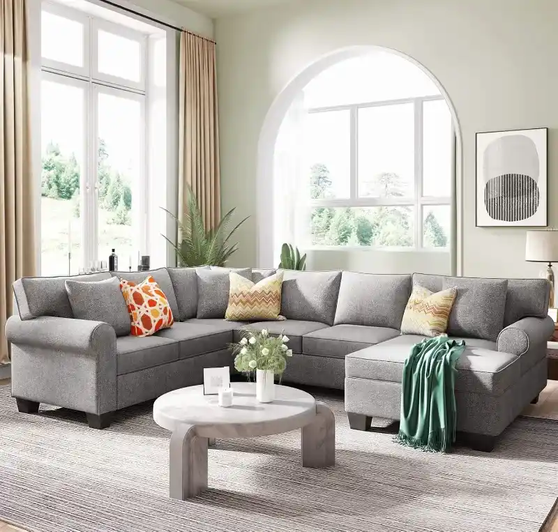 Fabric 7 seater sofa UAE
