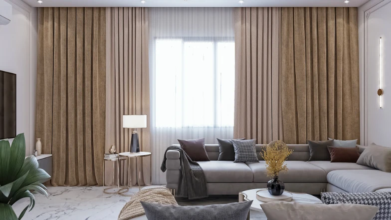 Curtains in Dubai Villa