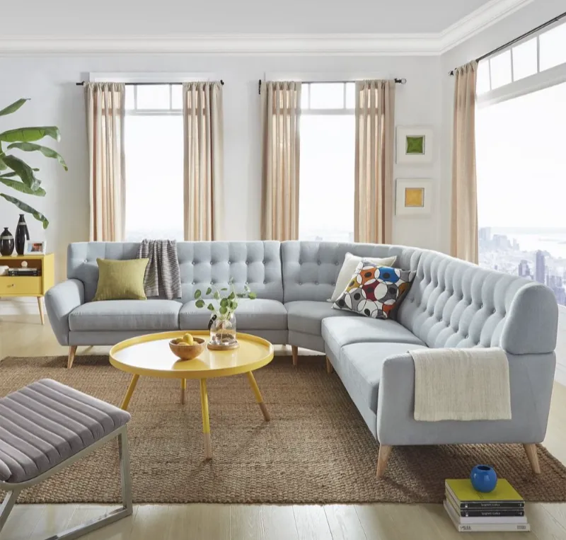 Wooden 7 seater sofa Dubai