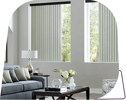 Vertical Blinds Livingroom Abu Dhabi