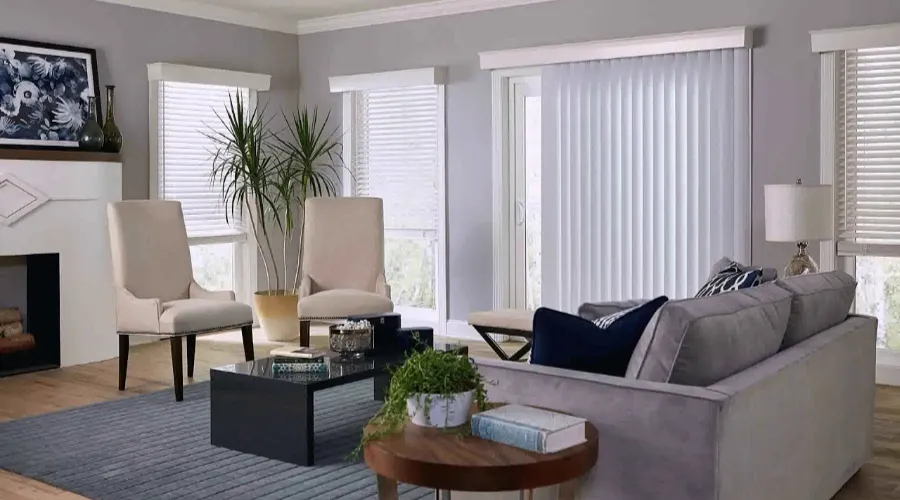 Vertical Blinds Livingroom